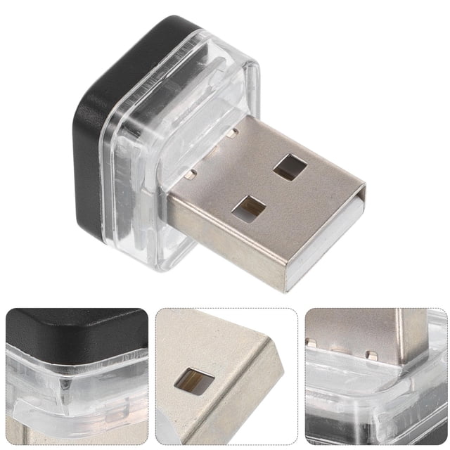 BESTYASH Luz Portátil USB Para Interior De Auto Iluminación Ambiental Color Y Carga Eficiente