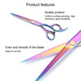 thumbnail image 3 of Professional Hair Cutting Scissors Thinning Shears Hair  Comb For Home Salon Barber, 3 of 8