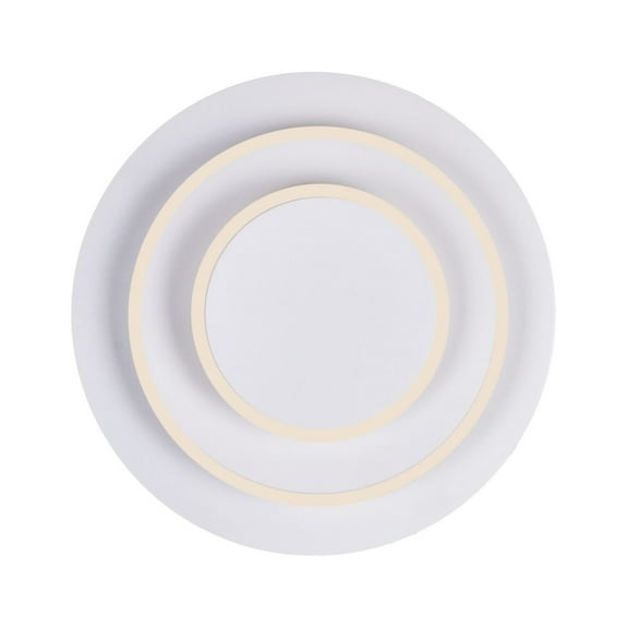 CWI Lighting Private I Contemporary Metal LED Sconce in Matte White