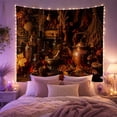 thumbnail image 2 of Still Life Apothecary with Herbalist Cluttered Assortment, Mystical Fantasy for Space Lovers, Wall Decor, Mother'S Day Gift, Tapestry Wall Hanging for Dorm and Living Room, 2 of 7