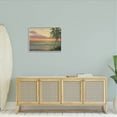 thumbnail image 2 of Tropical Ocean Waves Beach Coastal Painting Gray Framed Art Print Wall Art, 2 of 7