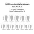 thumbnail image 3 of Black Red Gradient Halloween Press on Nails Short 24Pcs, Web Skull Spooky Fake Nails Set, Reusable False Nails for Gothic Party Daily Wear Women Girls, 3 of 8