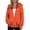 5# Orange, variant on Hoodies Women Zip Up Hoodie Oversized Sweatshirt Fleece Jackets Spring Fall Winter Coats 2026 Fashion Dark Purple