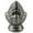 Brushed Nickel, variant on Urbanest Martha Lamp Finial, 1 1/4" Tall, Brushed Nickel, Single