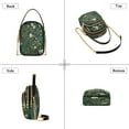thumbnail image 4 of Women's Crossbody Handbags Shoulder Handbag Multi Pocket Crossbody Bag Pine Cones and Mossy Ferns, 4 of 7
