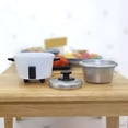 thumbnail image 4 of HIBIBUD Miniature Simulation Rice Cooker Mini Rice Cooker Model Kitchen Mode,Rice Cookers, 4 of 9