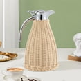 thumbnail image 2 of 1.5L Stainless Steel Thermal Jug, 304 Inner Liner with Silicone Lid, One-Button Pouring Design for Home Kitchens, Coffee Shops, Camping, 2 of 14