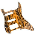 thumbnail image 2 of Golpeador de guitarra eléctrica de 3 capas con blindaje de aluminio, accesorios para instrumentos musicales, GSSH50, amarillo y negro, 2 of 12