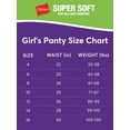 thumbnail image 6 of Hanes Girls' Tagless Super Soft Cotton Bikinis, 14 pack, Sizes 6-16, 6 of 6