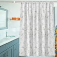 thumbnail image 4 of Printed Fabric Shower Curtains Thickened Waterproof with Hooks for Bathroom Decor, 4 of 7