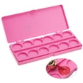 thumbnail image 4 of LAZIOEGR 24‑Grid Nail Art Palette – Durable Plastic Mixing Tray for Paint, Pigment, Watercolor & Nail Polish, Rose Red, 4 of 9
