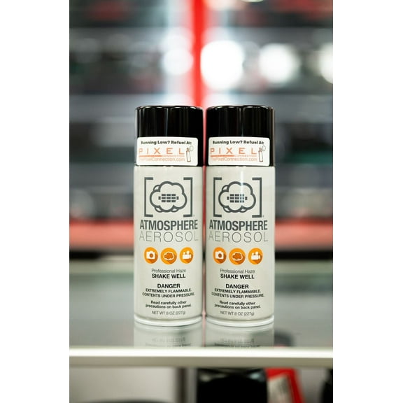 Atmosphere Aerosol Haze/Fog Spray for Photographers & Filmmakers - Safe Fog Machine Alternative (Pack of 2)