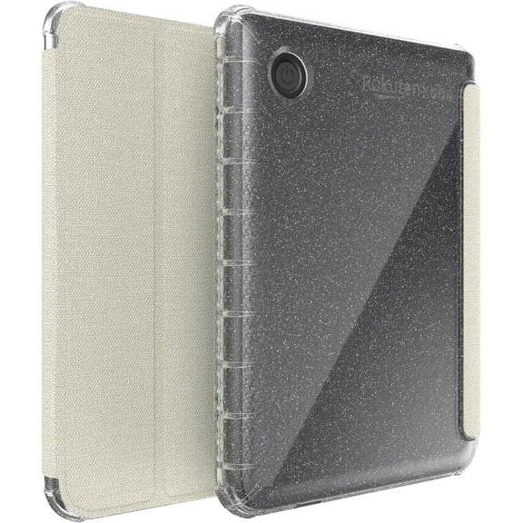 TUDIA SKN FLIP Kobo Clara BW/Colour Case 2024 V2 Enhanced Auto Wake/Sleep Technology - Glitter Beige