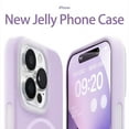 thumbnail image 3 of Fluorescent For Magsafe Liquid Silicone Phone Case For iPhone 16 15 14 Plus 11 12 13 Pro Max Shockproof Candy Jelly Soft Cover Light Pink For iPhone 11Pro Max, 3 of 6
