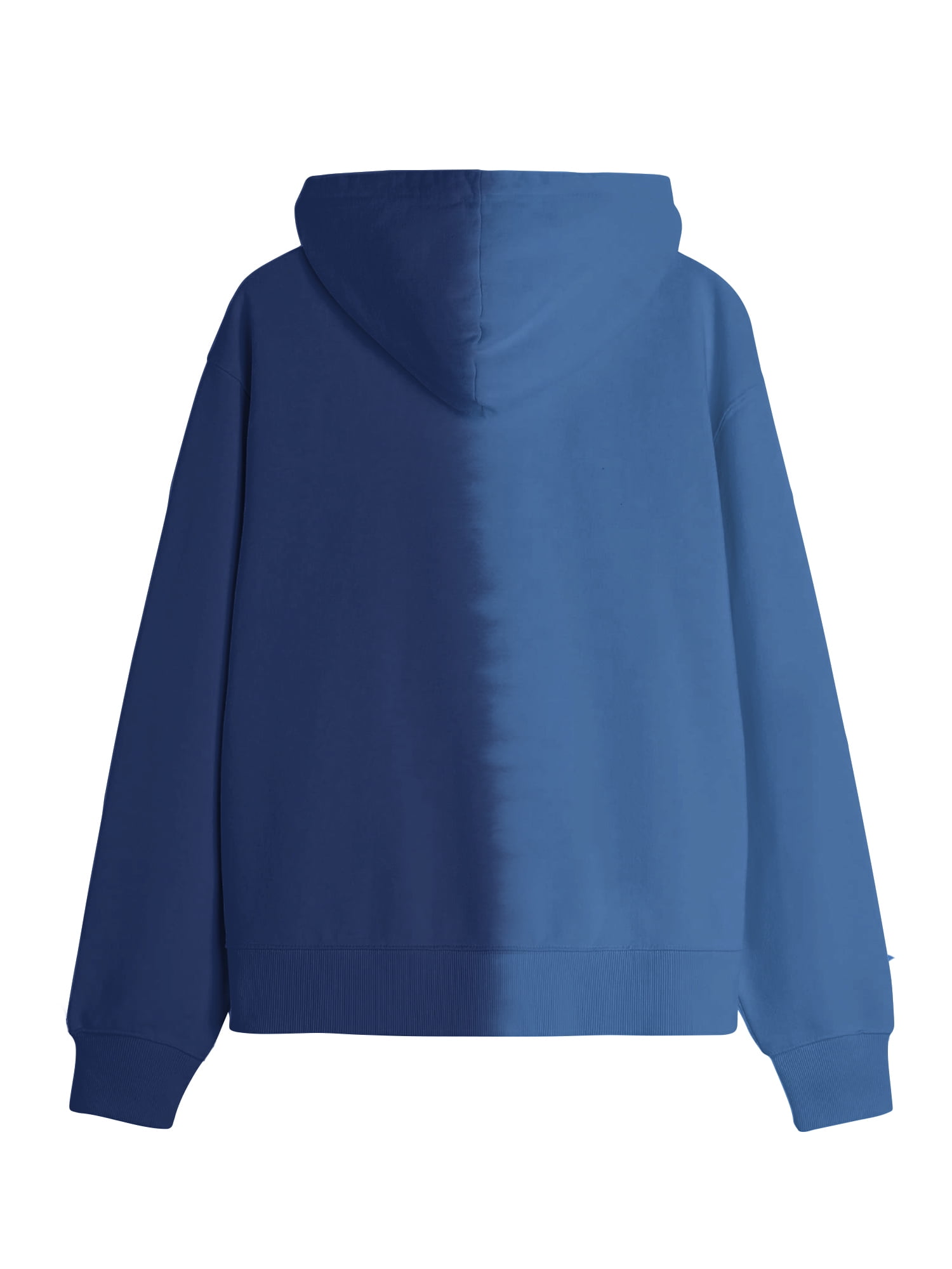 Bluey Men's & Big Men's Dip Dye Graphic Hoodie Sweatshirt, Sizes XS-3XL