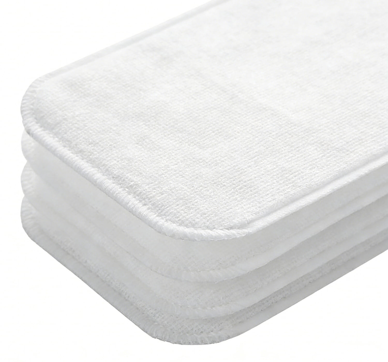Bexikou 6 Pack 4-Layer High Absorbent Cloth Diaper Inserts, Leak-Proof Inserts, Reusable Breathable Microfiber Liners for Baby