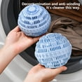 thumbnail image 4 of Blue Plastic Laundry Lint Filter Drum for Washing Machine 10x10x10cm Tangle-Free Design with Absorbent Lint Removal 1 Piece Included Akmoler | Plastic, Blue, 4 of 7