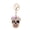 Purple, variant on Diamond studded creative metal Halloween skeleton cross-border keychain alloy rhinestone simulation small skeleton