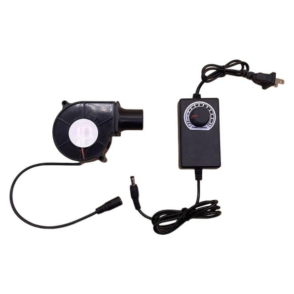 Soplador de aire para barbacoa, duradero, ajustable, fácil de usar, mini estufa de fuego para acampar, ventilador de metal, estable de mano para barba Estilo A