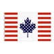 thumbnail image 1 of Decoración Con Banderas De Estados Unidos, Canadá Y Estados Unidos, Bandera De La Amistad, Bandera De 3'X5' Con Asta De Latón, Regalo, Banderas De Canadá, Banderas Y Accesorios, 1 of 3