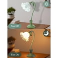 thumbnail image 5 of Vintage Flower Table , 3 Color Modes LED Night Light, Kawaii Bedside Lamps for Home Decor, 5 of 6