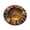 Multicolor-3, variant on Optical T-Rex Round Rug for Bedroom, Library, and Study, Non-Slip Crystal-Velvet Floor Mat with Dinosaur Design, Fade-Proof and Washable, Ideal for Book Lovers