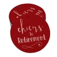 thumbnail image 1 of Inkdotpot Pack Of 100 Real Rose Gold Foil Paper Tags Cheers To Retirement Favor Hang Tags, 1 of 6