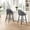 Gray, variant on New Classic Furniture Oliver Metal/Vegan Leather Bar Chair in Gray (Set of 2)
