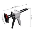 thumbnail image 3 of Woodworking Glue Dispenser Universal Extruder Tool For Tubes And Bottles Efficient For Crafts And DIY Projects Measuring Gauge Woodworking Metal Meter Stick for Cutting Drywall Metal Corner Corner, 3 of 4