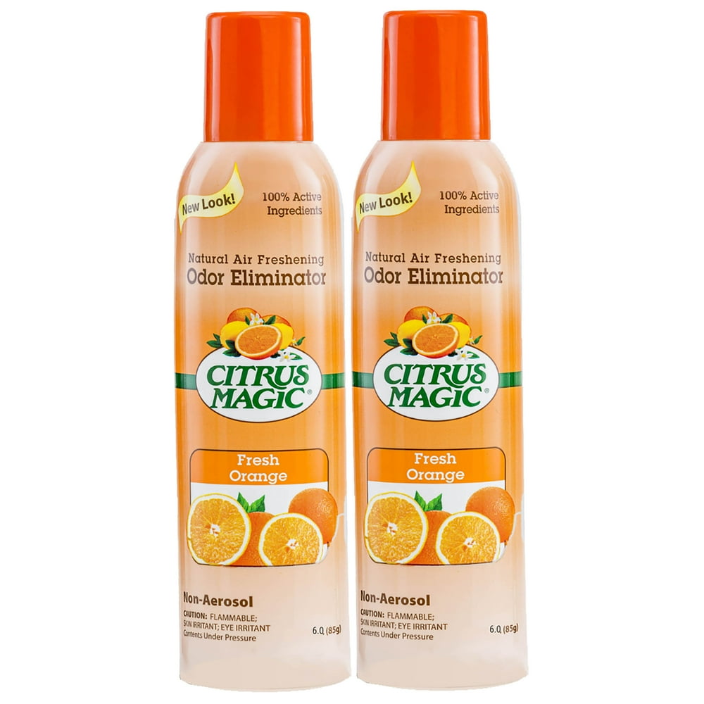 Citrus Magic Natural Odor Eliminating Air Freshener Spray, Fresh Orange