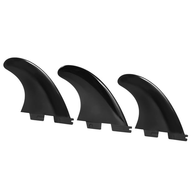 Plastic outlet surfboard fins
