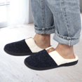 thumbnail image 3 of Zapatillas de interior suaves con suela antideslizante, tallas 42-43, pantuflas cálidas de invierno para mujer y hombre, 3 of 8