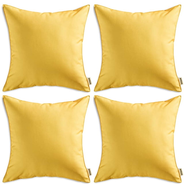 Fundas de Almohada MIULEE Decorativas Impermeables para Exterior 40x40 cm