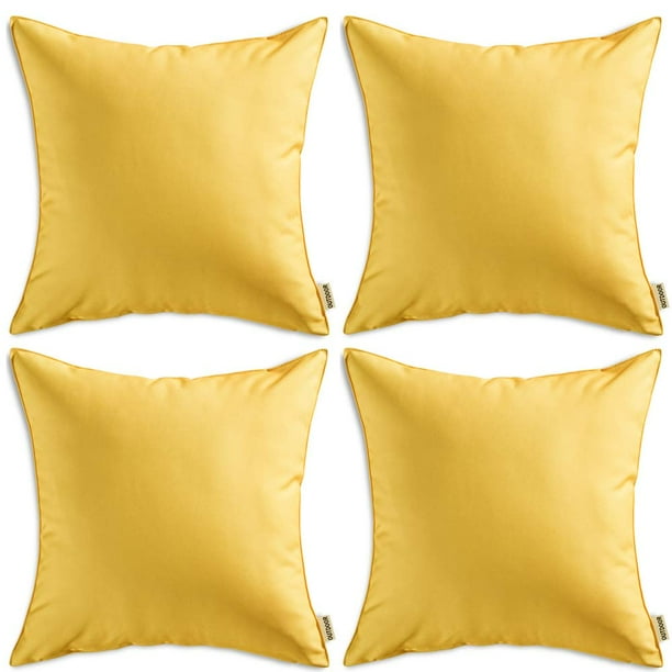 Fundas de Almohada MIULEE Decorativas Impermeables para Exterior 40x40 cm
