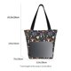 thumbnail image 3 of Fotbe Mushrooms Bolsa de Playa con Estampado, Bolsa de Hombro, Bolsa de Mano Espaciosa, Bolsa de Viaje Ligera, Bolsa de Compras Versátil, 3 of 6