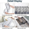 thumbnail image 6 of nine bull 6 Pack Drawer Organizer for Clothes 7 Cell Mesh Jeans Pant T-Shirts Organizer Set Foldable Nylon Drawer Divider Storage Organizer for Closet, Wardrobe, 6 of 9