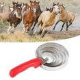 thumbnail image 5 of Haofy Horse Curry Comb Metal Livestock Itching Brush 6 Horse Shedding Comb Horse Grooming Brushes With Soft Hand Grip, 5 of 8