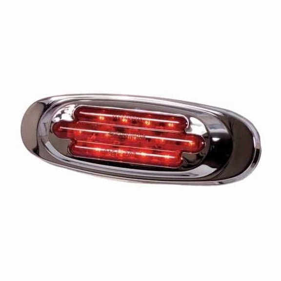 Maxxima Clearance Light, LED, Rd, Surf, Oval, 6-5/8 L M72270R