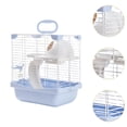 thumbnail image 6 of YWMJZEU 2 Layers Hamster Habitats Cage for Mouse Rat Detachable Bottom Tray Multipurpose Blue, 6 of 9
