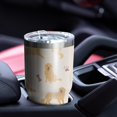 thumbnail image 4 of 30oz Golden Retriever with Bones and Paws Tumblers Stainless Steel Tumbler with Lid and Straw,Vacuum Insulated Double Wall Travel Tumbler Cups Mug with Cleaning Brush for Coffee,Tea, 4 of 7