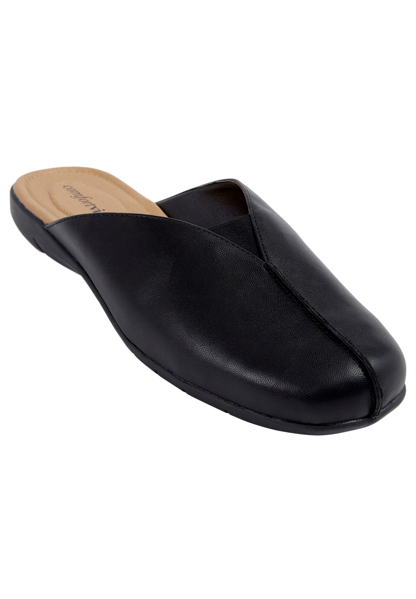 womens wide width mules