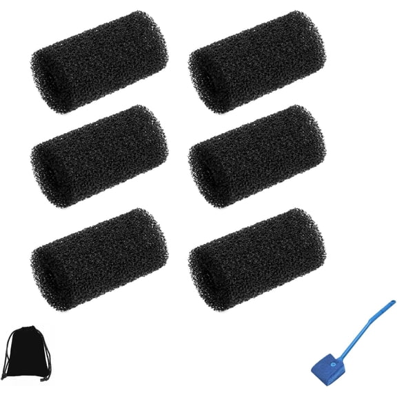 6 Pack Pre-Filter Sponge for Aquarium Intake, Replacement Strainer Cover for Shrimp and Small Fish Protection, Freshwater and Saltwater (K)