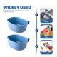 thumbnail image 1 of Homoyoyo 2Ud Bote Colgante Para Basura Azul Resistente De Material PP Ideal Para Cocina Y Almacenamiento, 1 of 8