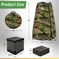 thumbnail image 7 of Wakeman Outdoors Camping Toilet Set - Pop Up Privacy Tent and Portable Toilet for Adults, Camo, 7 of 7