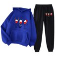 thumbnail image 1 of Puntoco Sudadera con Capucha para Mujer Sudadera con Bolsillo De Manga Larga Conjunto De Sudadera Estampada con Pantalones De Moda para Mujer Puntoco Puntoco-7216, 1 of 2