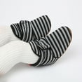 thumbnail image 3 of Yinguo Warm Stay Winter Girl Baby Shoes Crib Boy Slipper Non-Slip On Bootie Baby Shoes Black 6-9 Months, 3 of 5