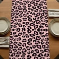 thumbnail image 5 of Table Runners 70 Inches Long Dress Scarves, Pink Black Farmhouse Coffee/Dining/Kitchen Table Decor, Holiday Table Runner, Elegant Modern Abstract Art Luxury 13x70 Inch, 5 of 9