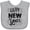 AC-Heather Grey, variant on Inktastic Happy New Year in Hand Lettering Boys or Girls Baby Bib