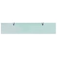 thumbnail image 3 of vidaXL Floating Shelves 2 pcs Glass 100x20 cm 8 mm, 3 of 4