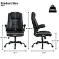 thumbnail image 2 of Bonzy Home Office Chair 450LBS Computer Desk Chairs Adjustable Seat Height Heavy Duty Design Ergonomic High Back Cushion Lumbar Back Support Big and Tall Chair, 2 of 8